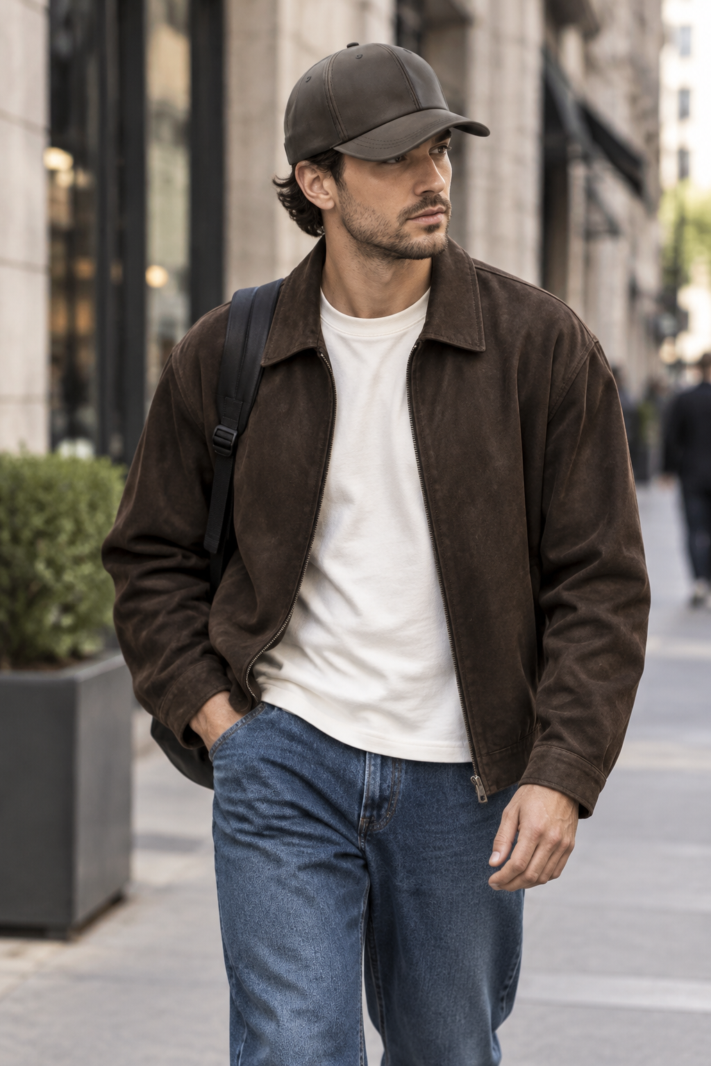 Cavallari PU Leather Adjustable Baseball Cap