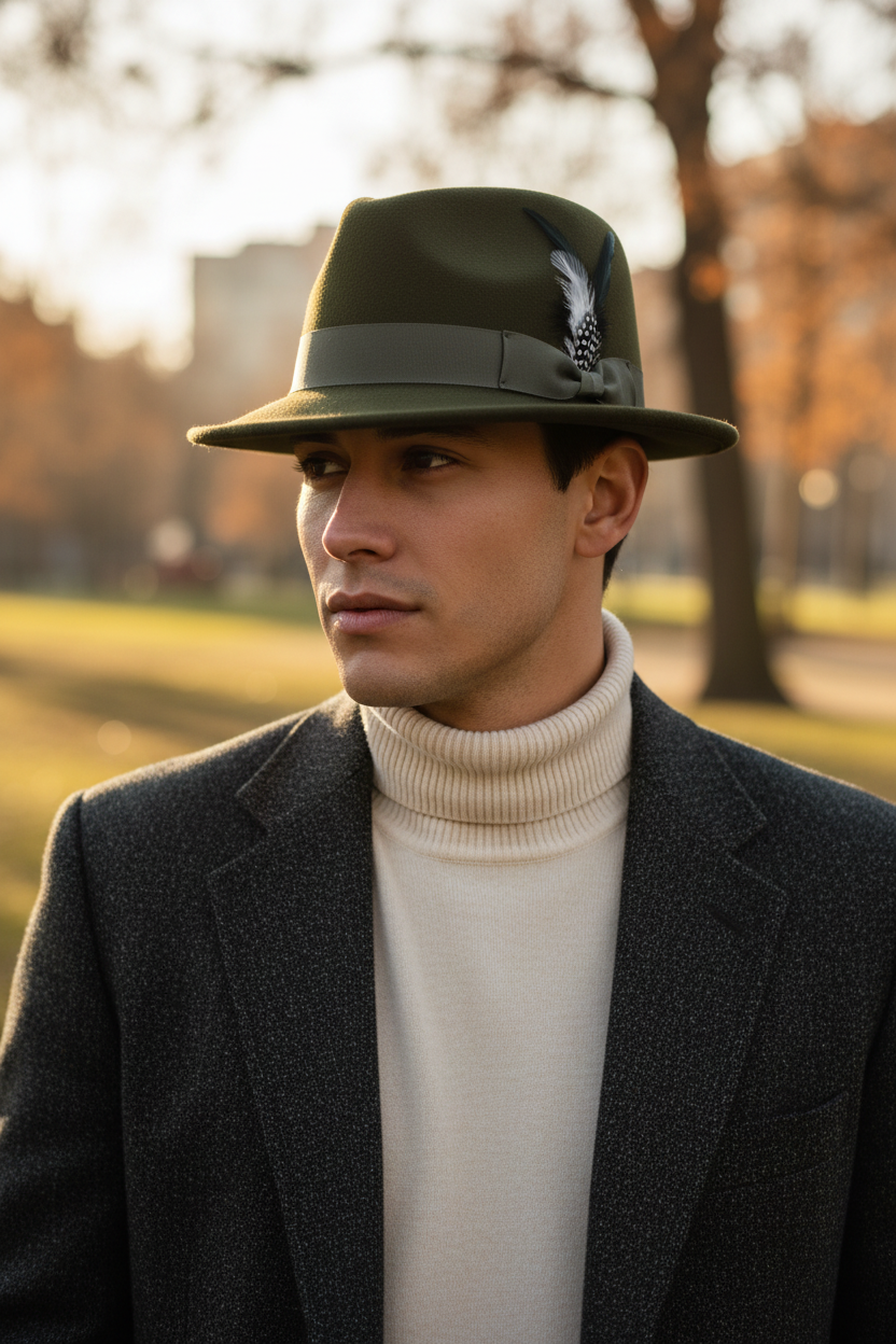 TheCapSpot - Latimore Felt Fedora w/band