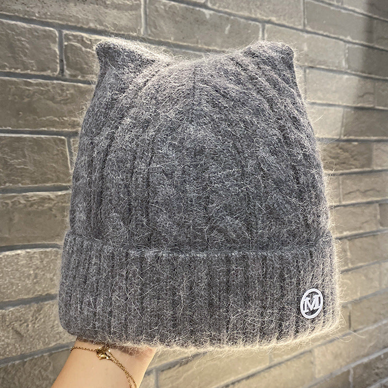TheCapSpot - Cat-Ear Wool Stocking Cap
