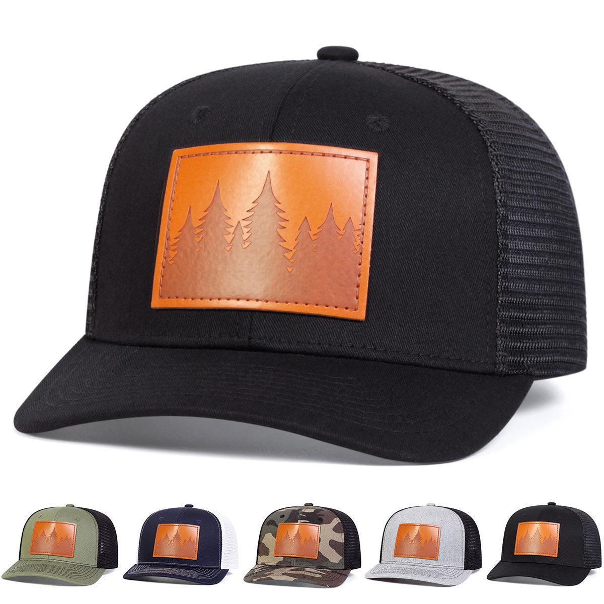 TheCapSpot - Pendarvis Leather Branded Baseball Cap