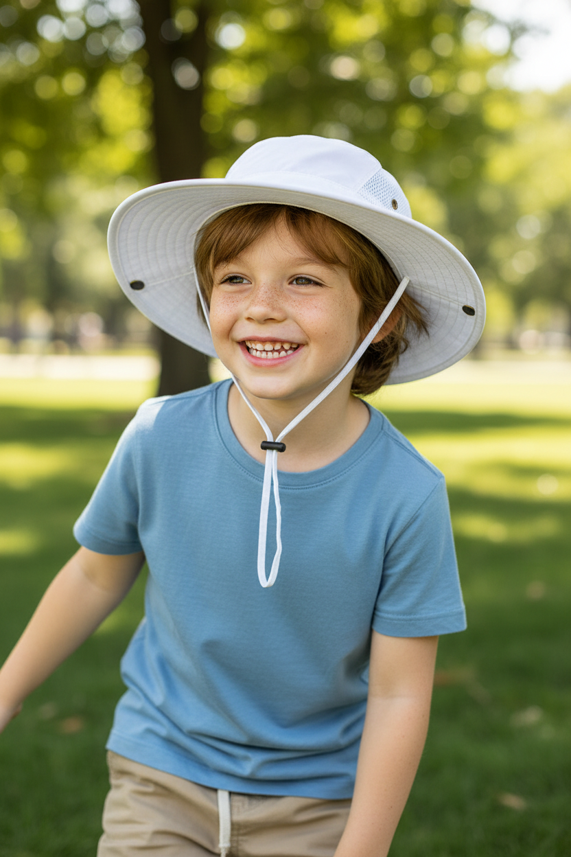 Maxey Kids Sun Protection Fisherman Hat, Big Brim