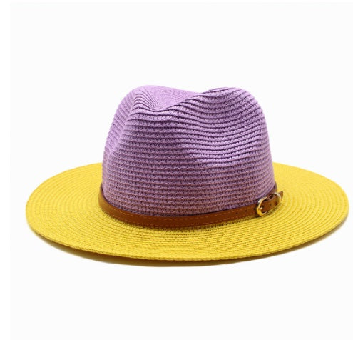 TheCapSpot - Two-Tone Straw Hat
