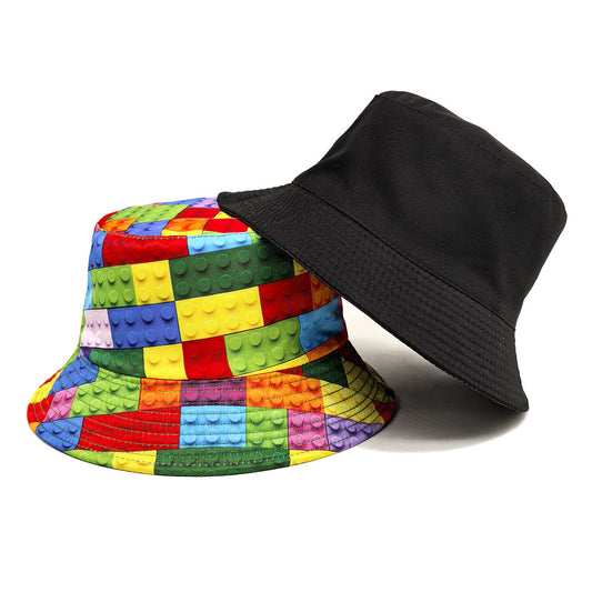 TheCapSpot - Block Pattern Bucket Hat