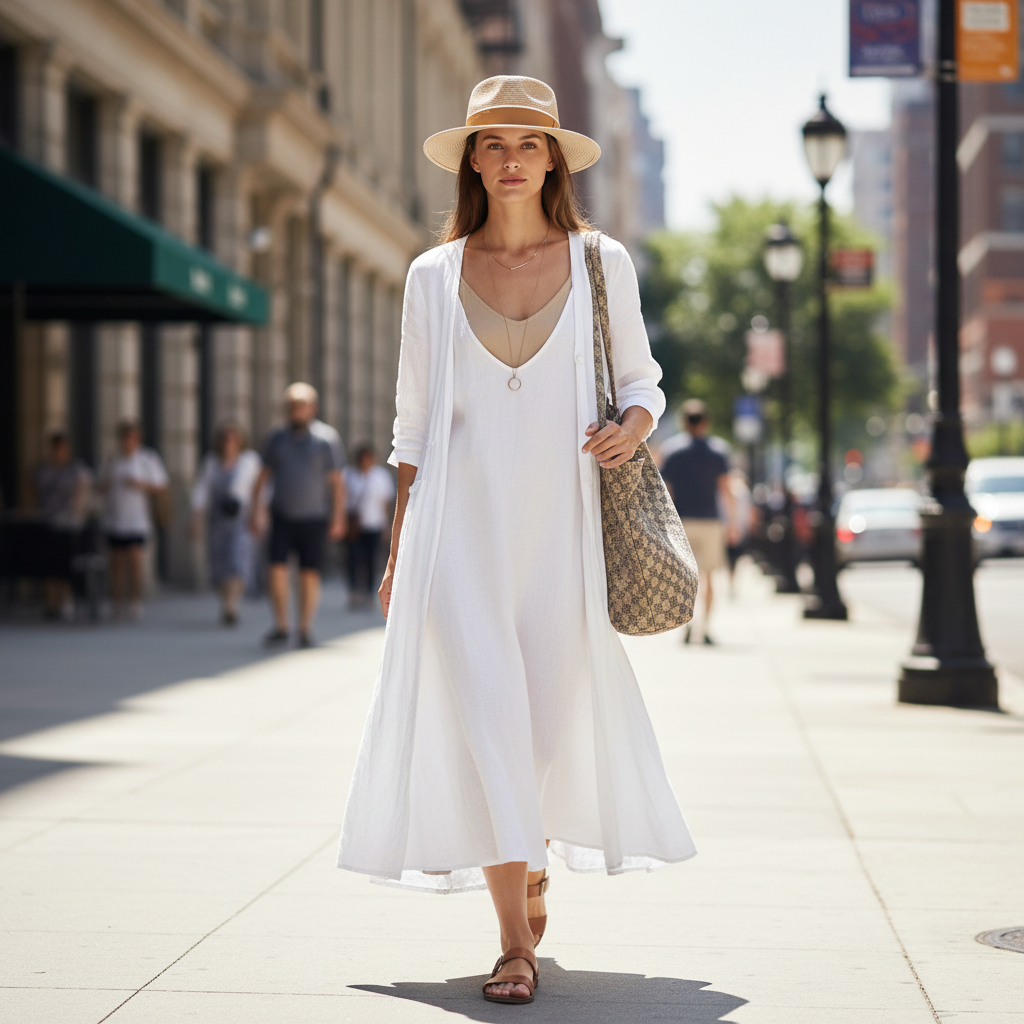 TheCapSpot - Worthy Linen Fedora W/Strap