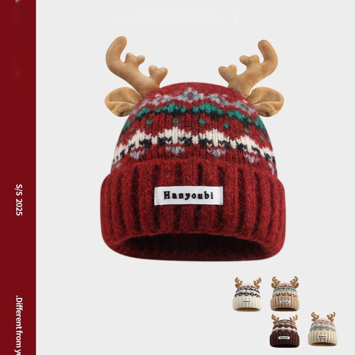 TheCapSpot - Harpool Christmas Antlers Beanie