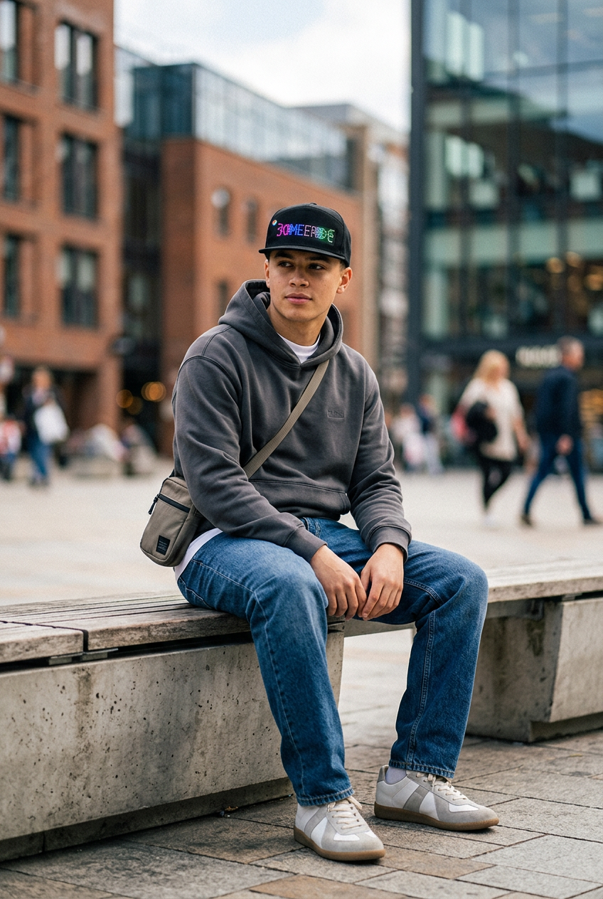 Programmable LED Baseball Cap – App-Controlled Scrolling Display, Unisex