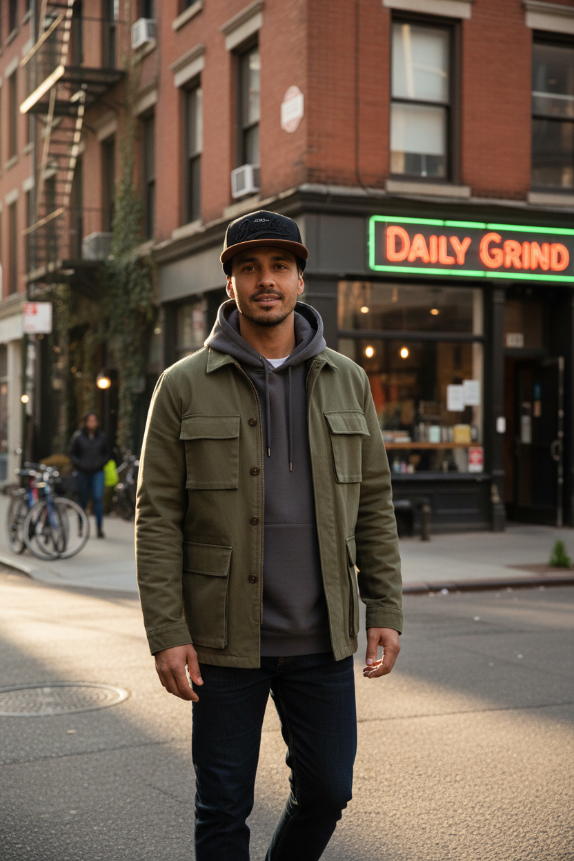 Brooklyn Embroidered Cotton Baseball Cap | Adjustable Hat