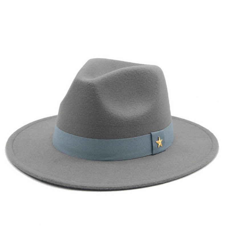 TheCapSpot - Bold Solid Color Fedora Hat