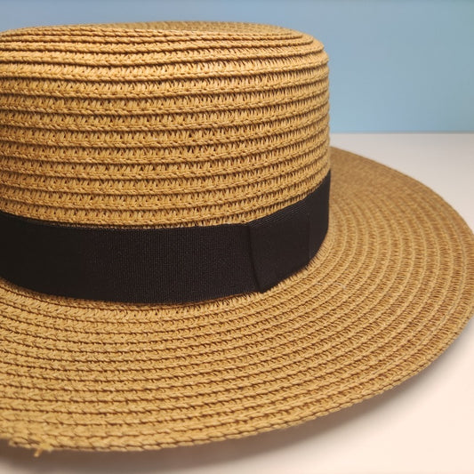 TheCapSpot - Decorative Band Straw Hat