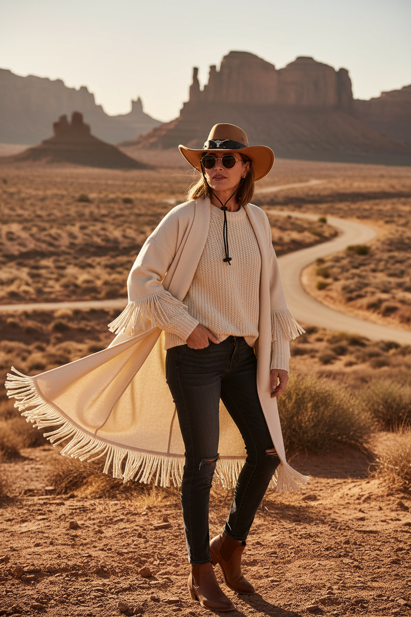 Jordan Western Cowboy Hat – Adjustable Viscose