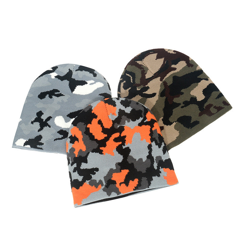 Dober Camouflage Jacquard Acrylic Beanie for Men