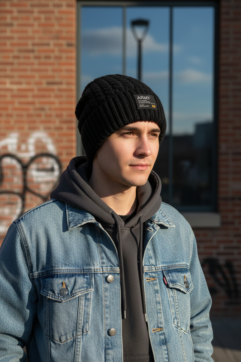 Akron Knit Beanie – Windproof Ear Protection