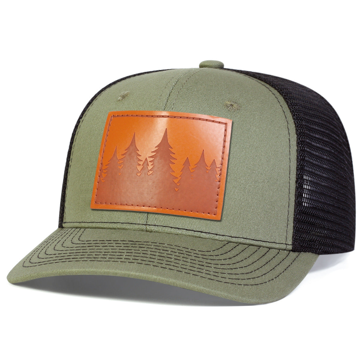 TheCapSpot - Pendarvis Leather Branded Baseball Cap