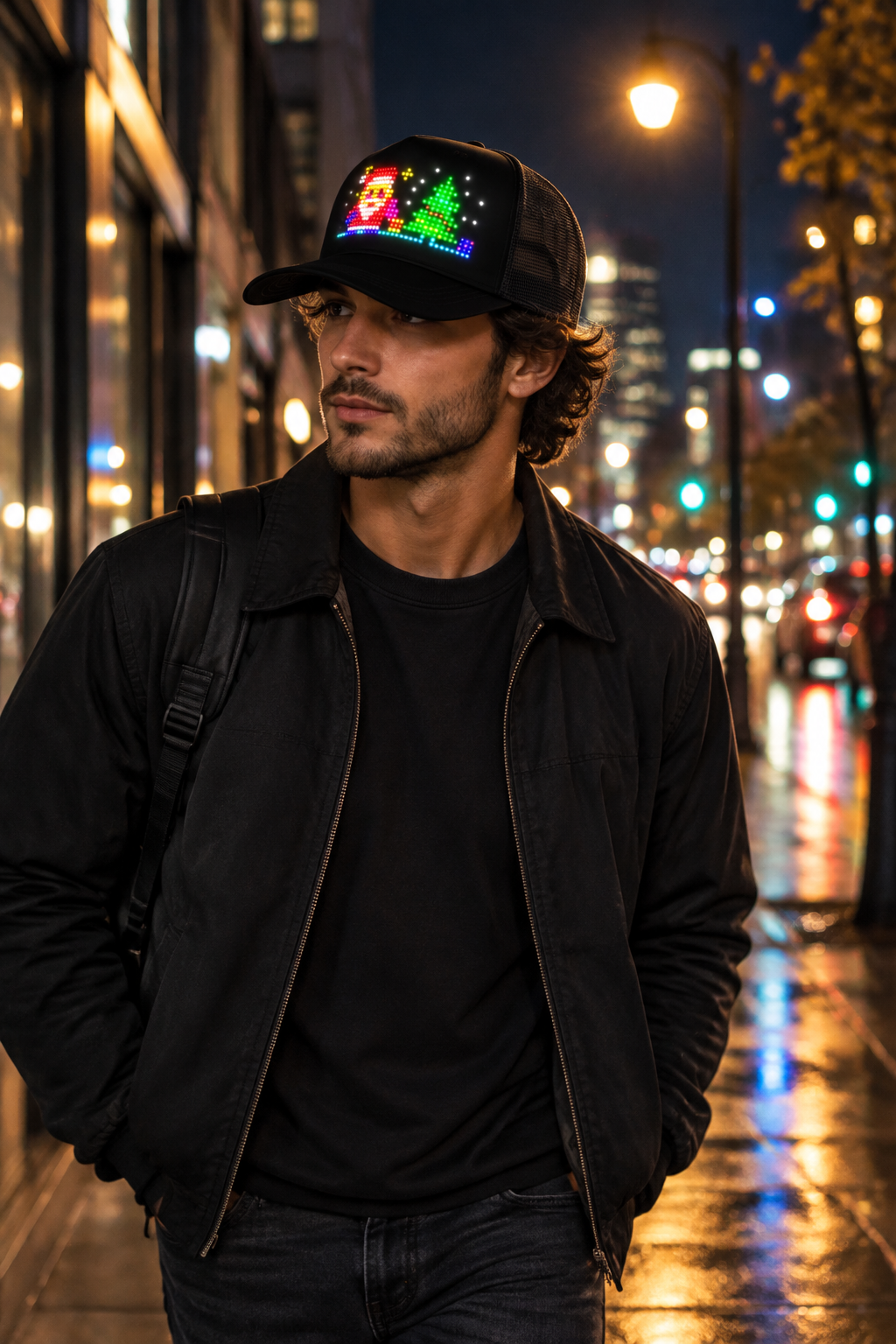 Glowing LED Baseball Cap for Men and Women