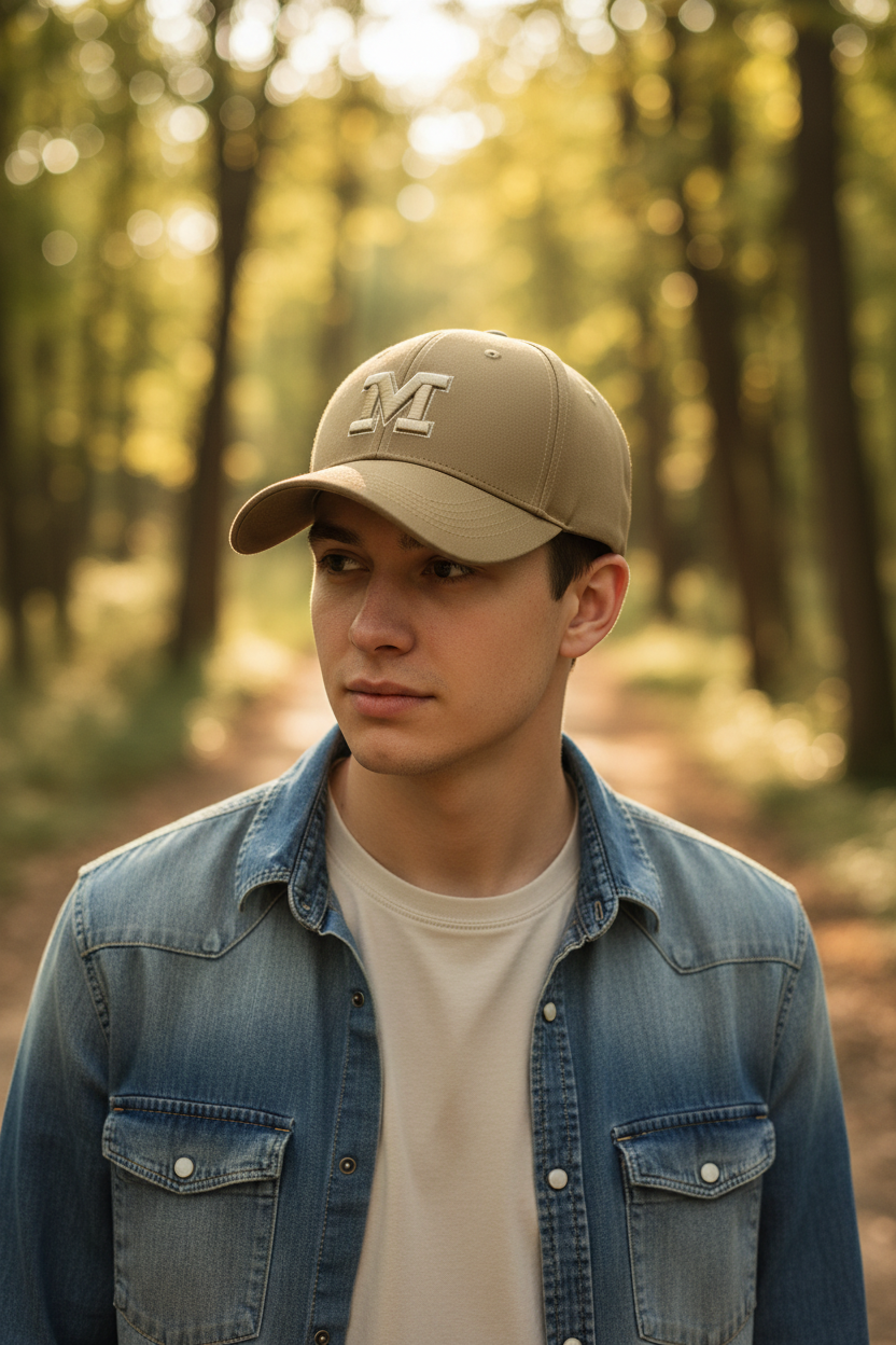 Michigan Logo Adjustable Baseball Cap