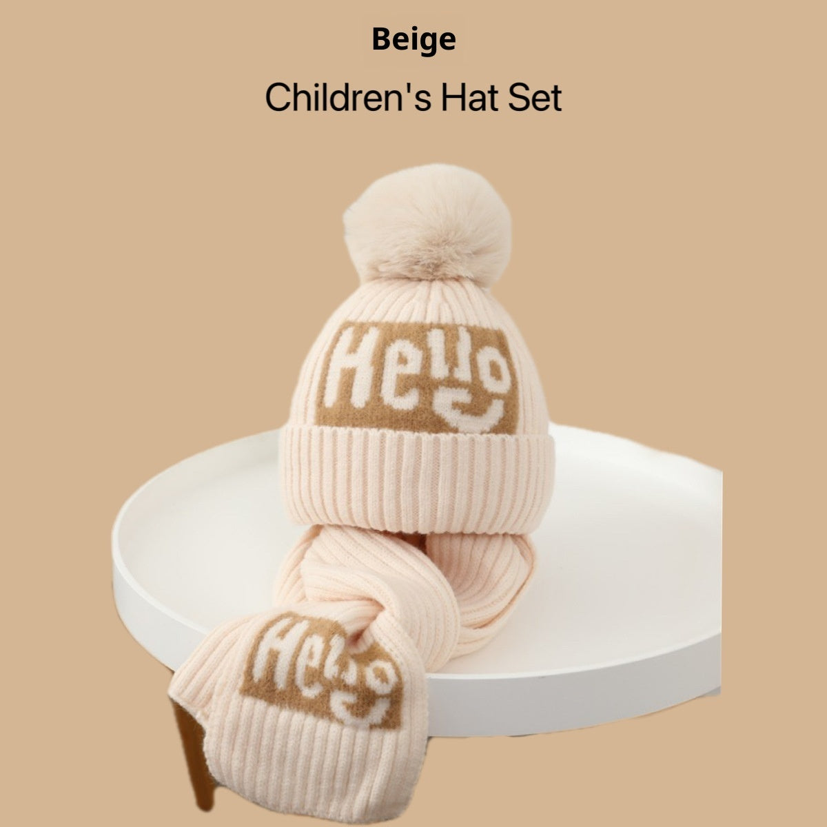 TheCapSpot - Levert Two-Peice Hat Set Scarf