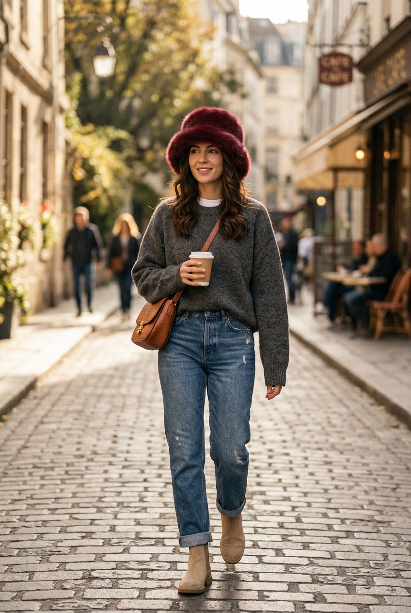 Jennings Faux Fur Winter Bucket Hat