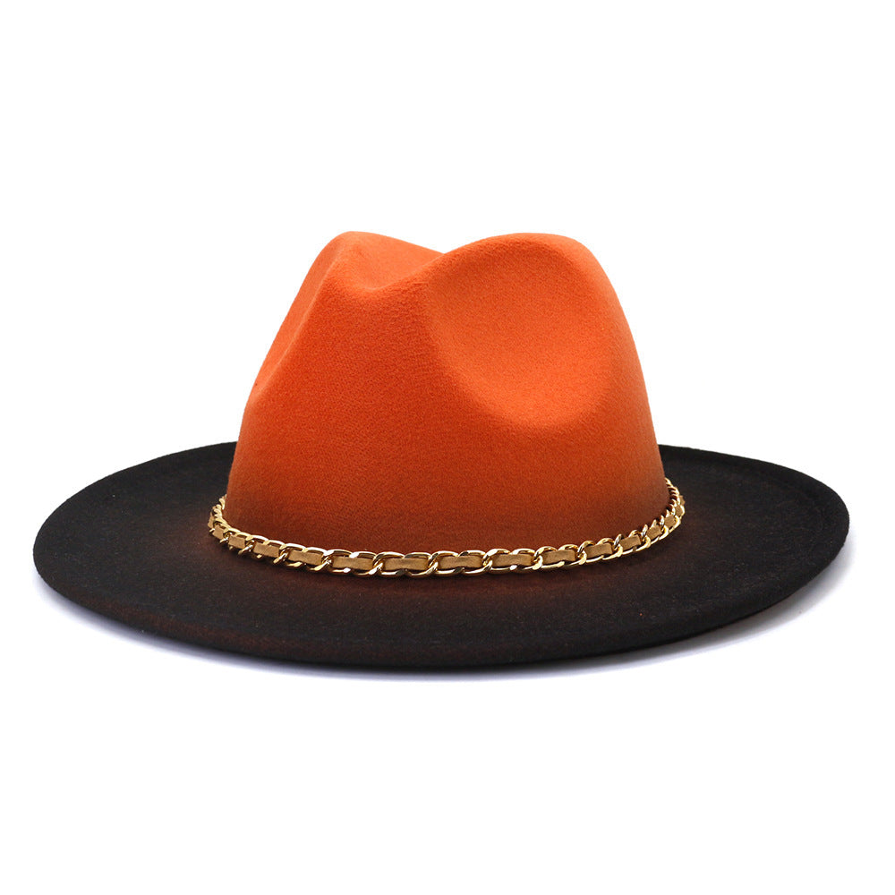 TheCapSpot -Painted Woolen Fedora