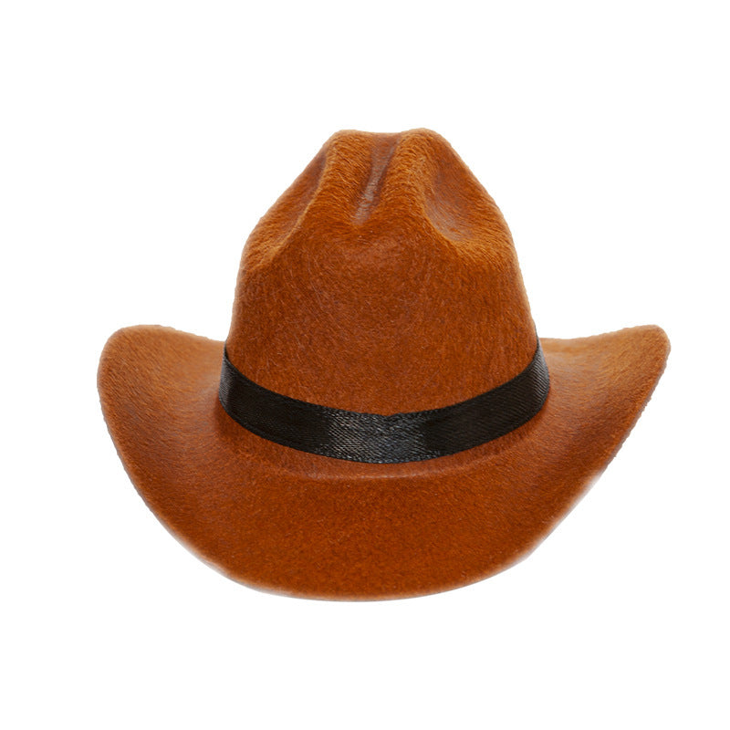 TheCapSpot - Pet Cat Western Straw Cowboy Hat