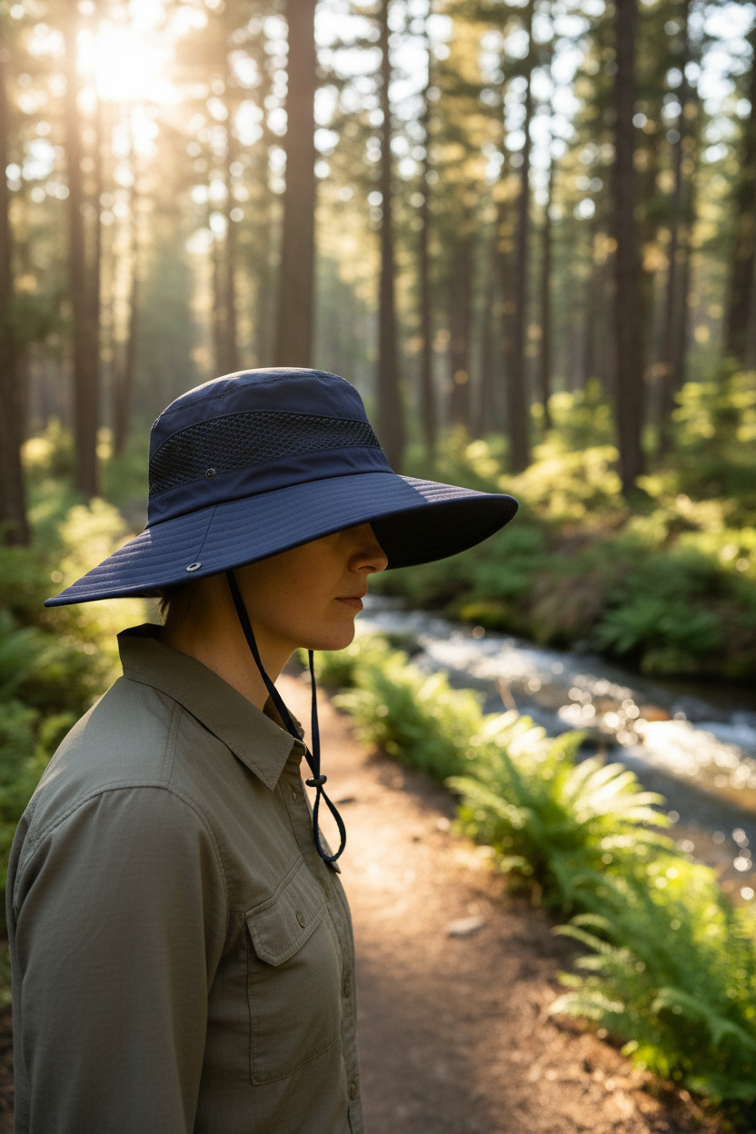 Newsome Camouflage Polyester Bucket Hat