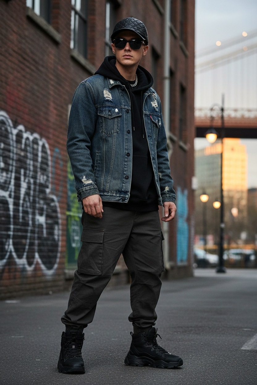Baycott Genuine Leather Baseball Cap with Sheepskin Lining