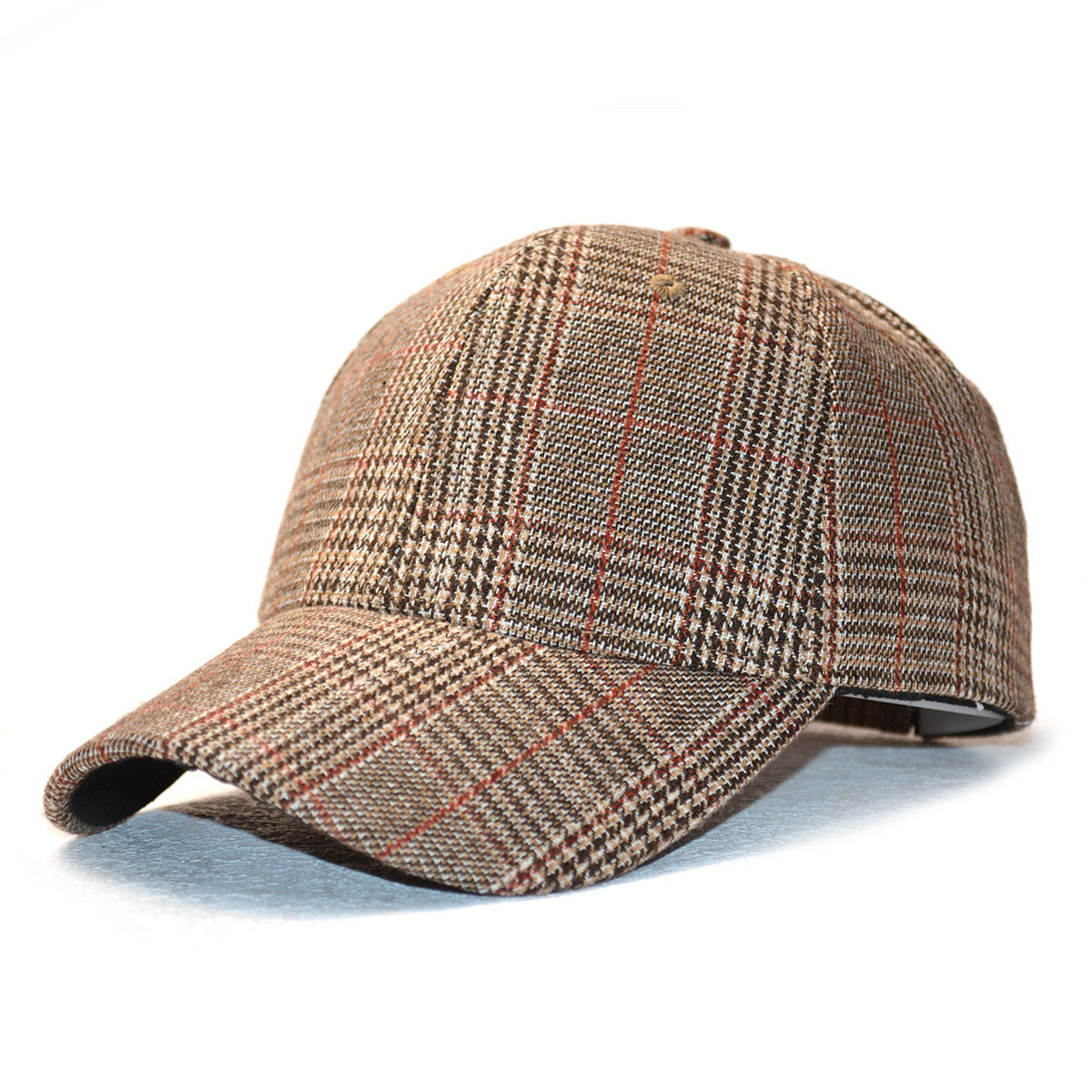 TheCapSpot - Plaid Knitted Cap