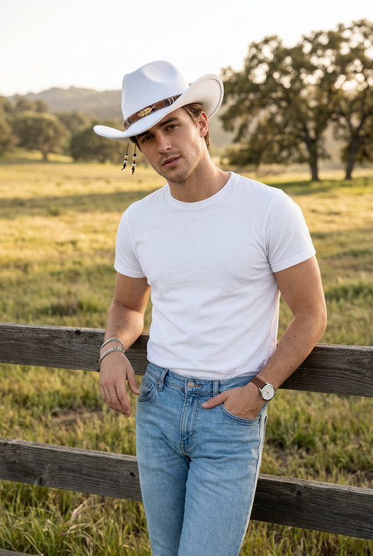 Nolan Wool Blend Cowboy Hat – Army Green, Medium