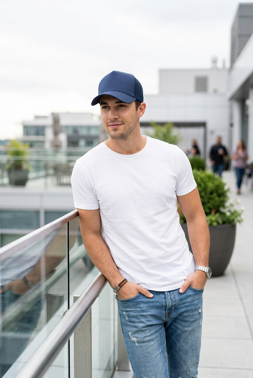Marquez Trucker Hat – Adjustable Unisex Cap