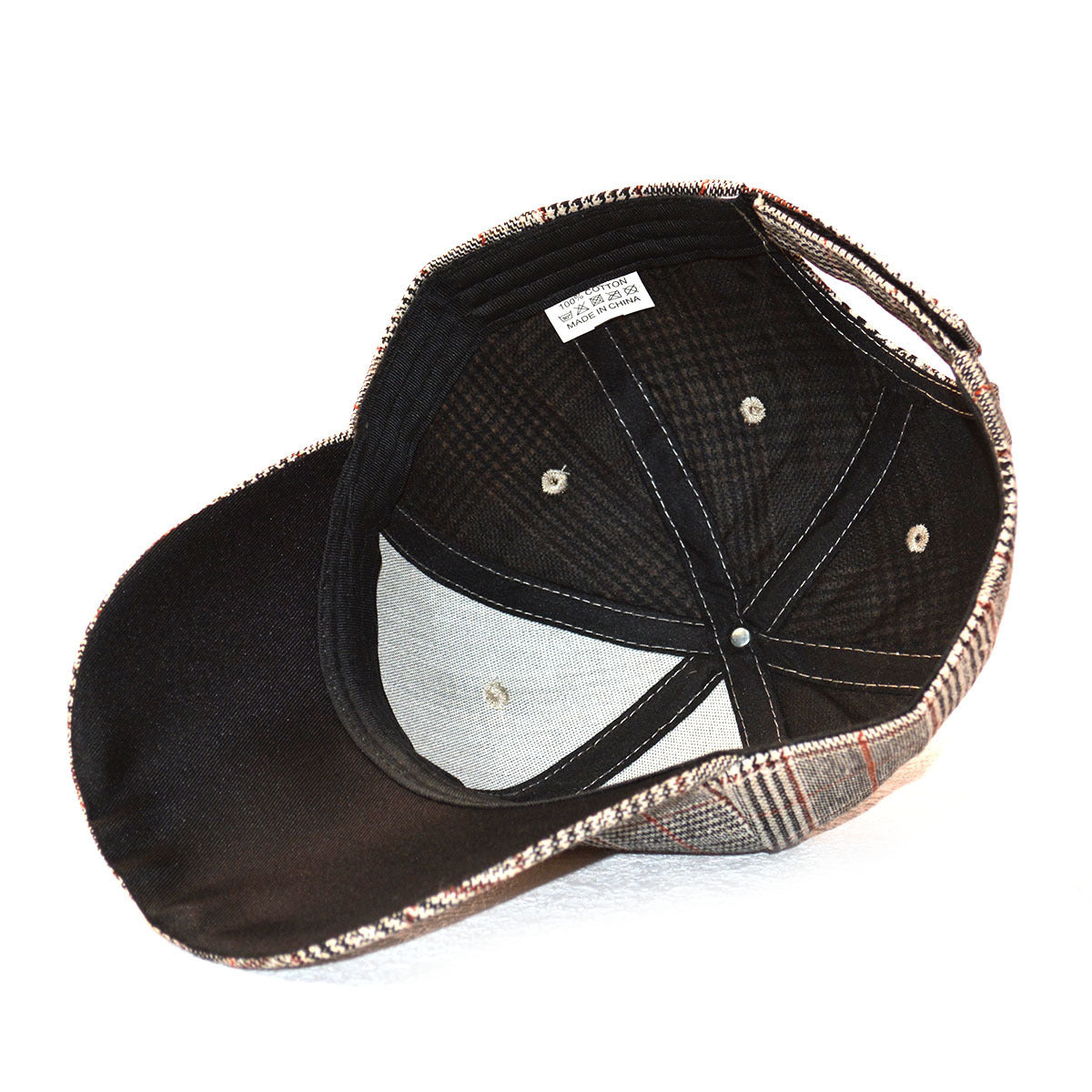 TheCapSpot - Plaid Knitted Cap