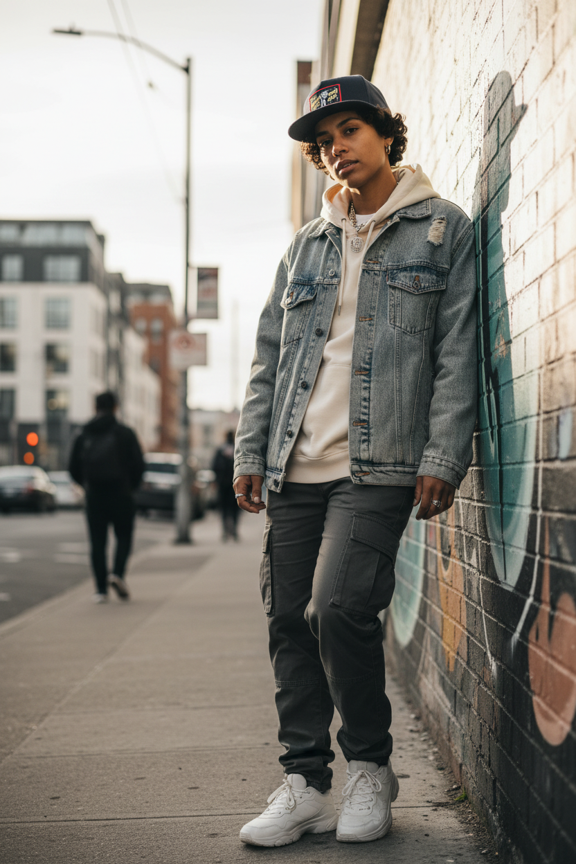 Space Cotton-Linen Baseball Cap | Navy Adjustable Hat