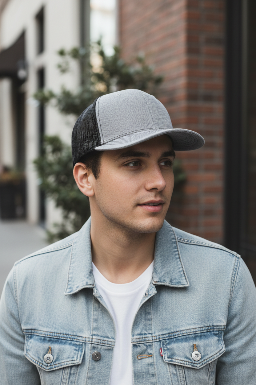 Houston Mesh Snapback Cotton Baseball Cap