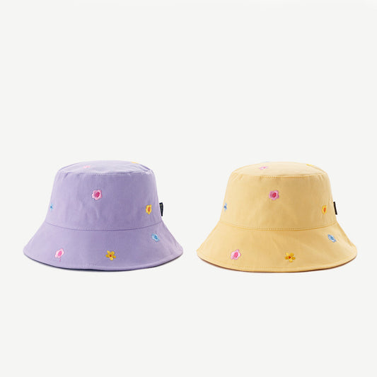 TheCapspot - Flower Embroidered Bucket Hat