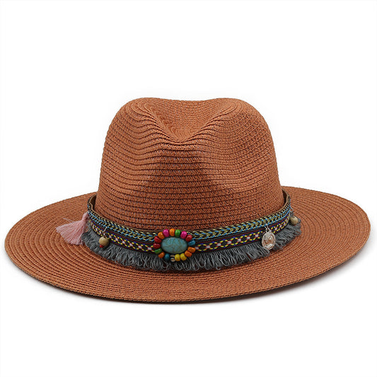 TheCapSpot - Folk style Straw Hat
