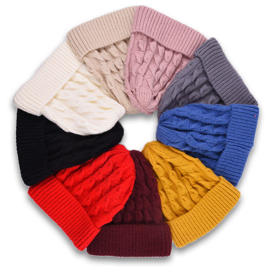TheCapSpot - Solid Color Beanie  Set