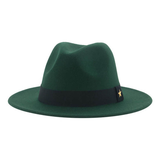 TheCapSpot - Bold Solid Color Fedora Hat