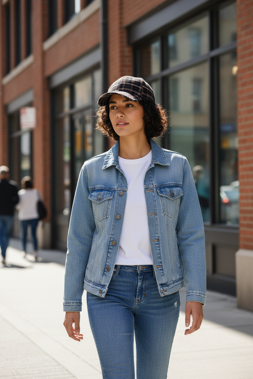 Colbert Premium Plaid Cap | Adjustable Polyester Sun Hat