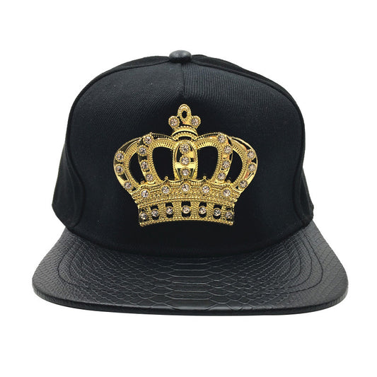 Outdoor Sunscreen Fashion Hip-hop Diamond Flat-brim Baseball Cap