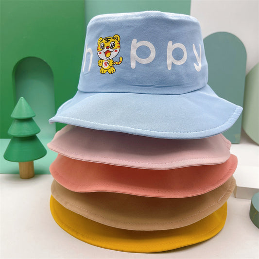 Cute Tiger Head Shade Children Hat Outdoor