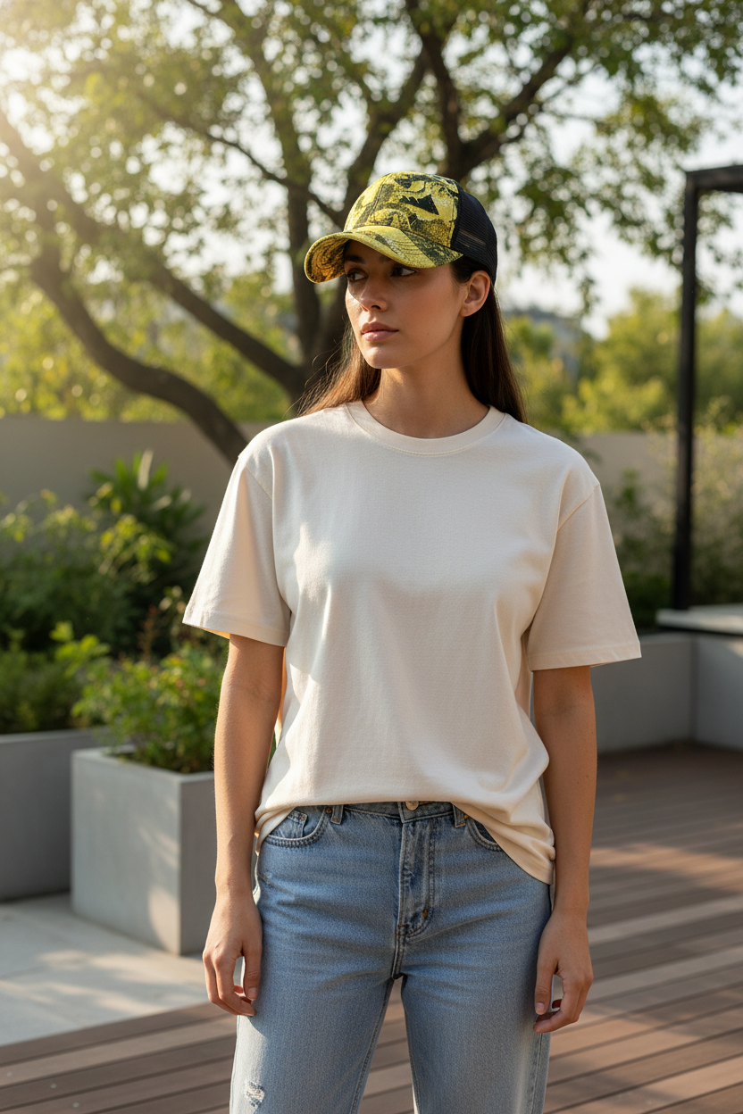 Oliver Camouflage Cotton Baseball Cap – Adjustable