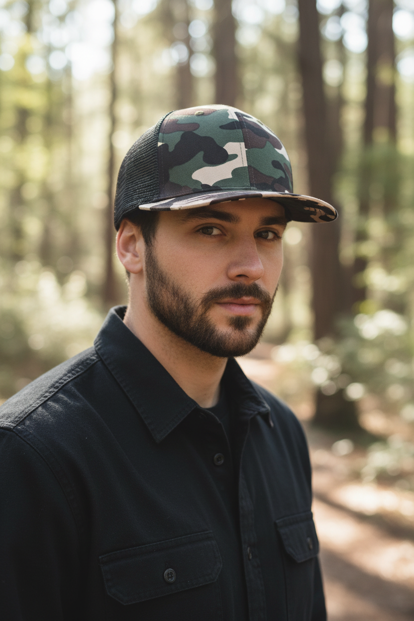 Houston Mesh Snapback Cotton Baseball Cap