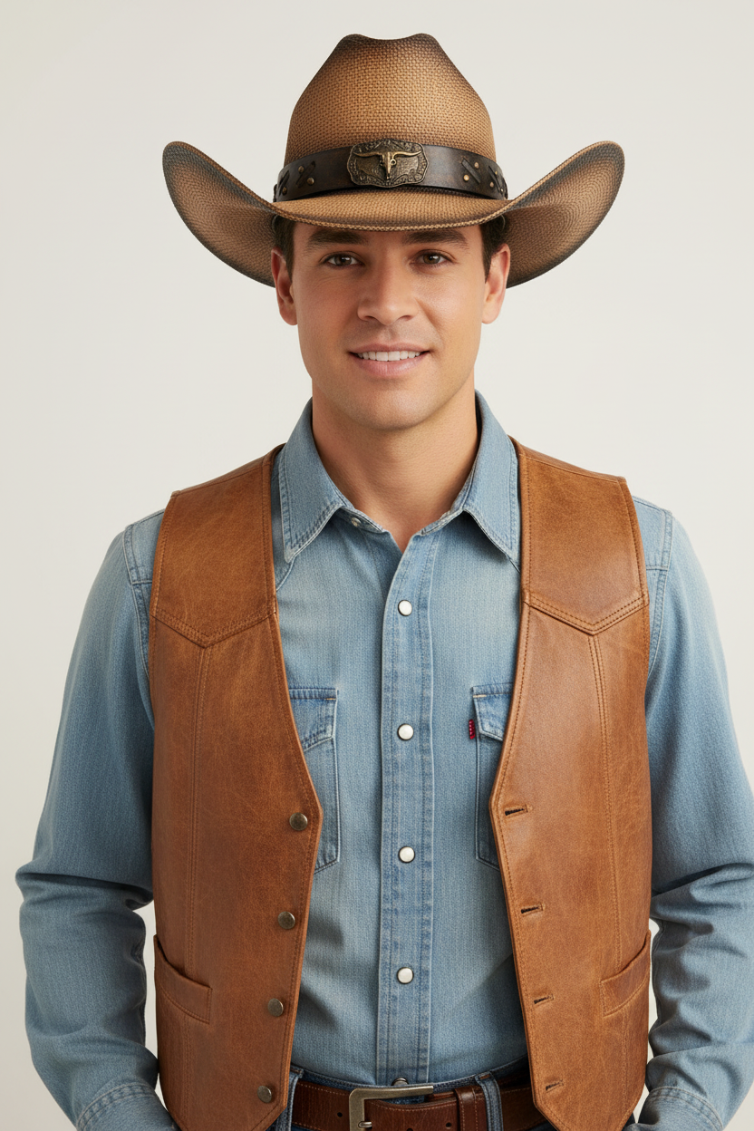 Wichita Retro Papyrus Cowboy Hat – Sun Protective