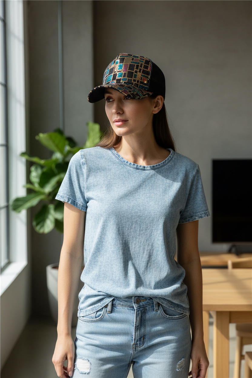 Rochelle Adjustable Summer Baseball Cap – Breathable Sunshade
