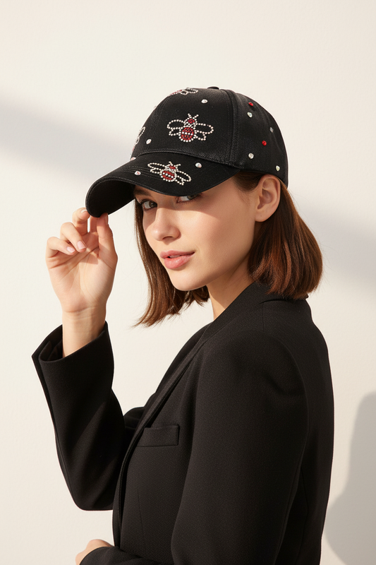 TheCapSpot - Caroline Velvet Soft Baseball Cap