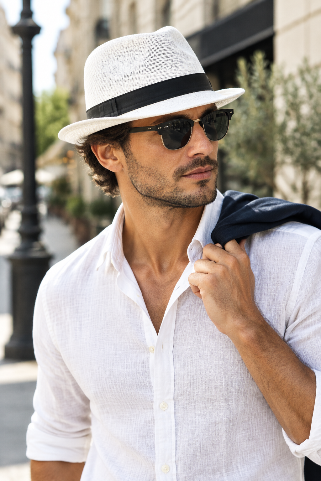 Fondsworth Linen Fedora Hat – 58cm