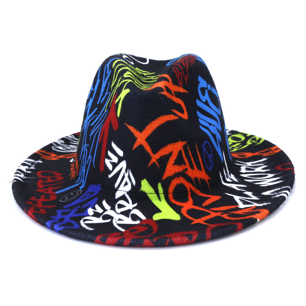 TheCapSpot - Graffiti Big Brim Hat