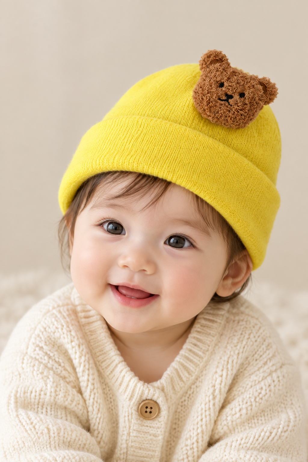 Baby Simple Children Warm Knitted Hat