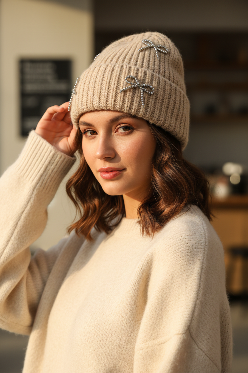 Wheeler Dome Knit Polyester Beanie
