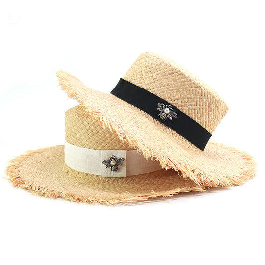 TheCapspot - Grass Flat Top Straw Hat