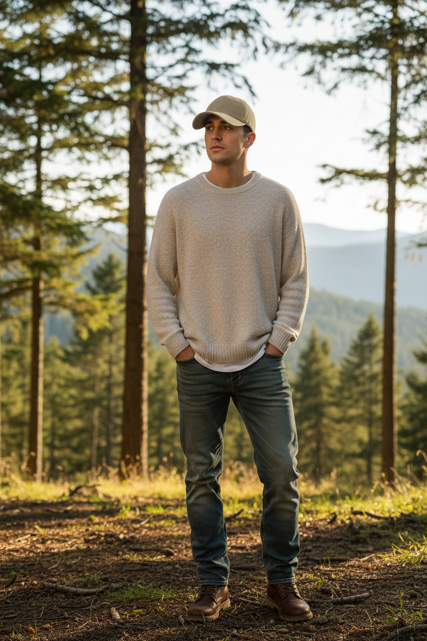 Gaethe Solid Cotton Baseball Cap – Adjustable UV Protection