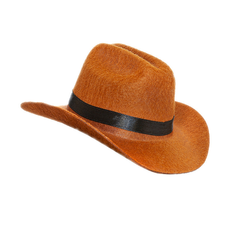 TheCapSpot - Pet Cat Western Straw Cowboy Hat